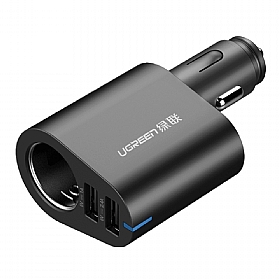 綠聯 車用快充擴充點煙器雙USB 3.4A