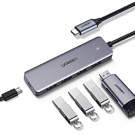 綠聯 USB-C集線器 USB3.0*4   5Gpbs版