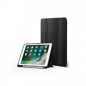 福利品 綠聯 iPad Pro（2020）12.9英寸保護套 帶筆槽三折款 黑色